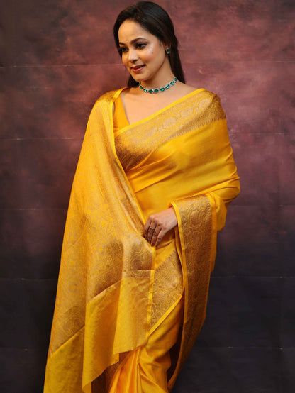 Wedding Wear Traditional Banarasi Soft Silk Saree