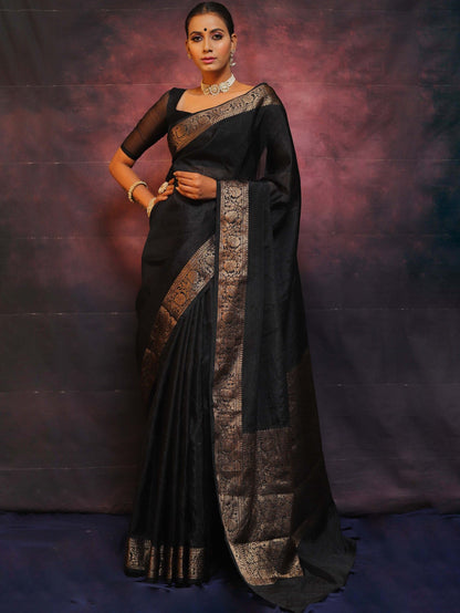 Wedding Wear Traditional Banarasi Soft Silk Saree