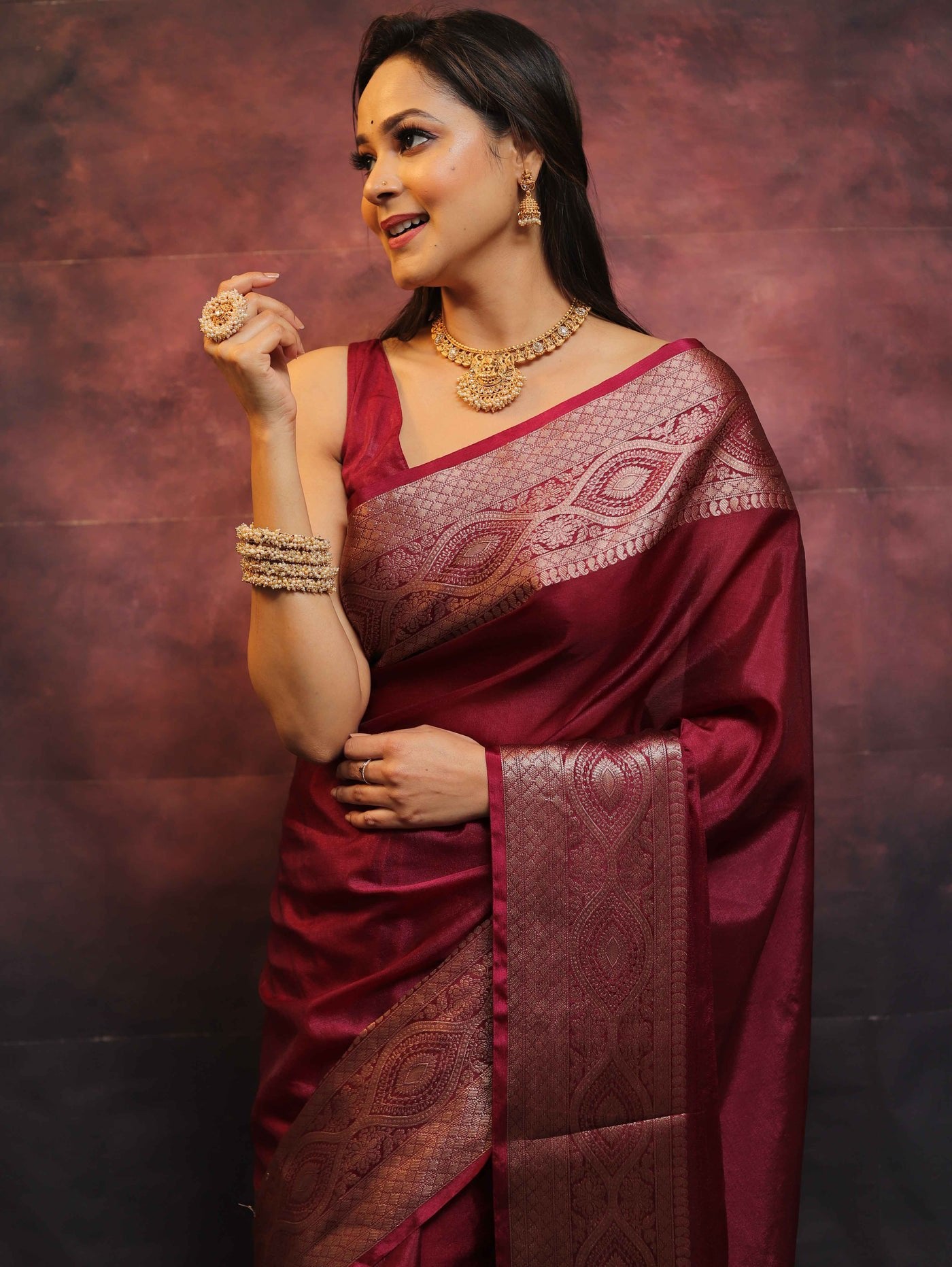 Wedding Wear Traditional Banarasi Soft Silk Saree