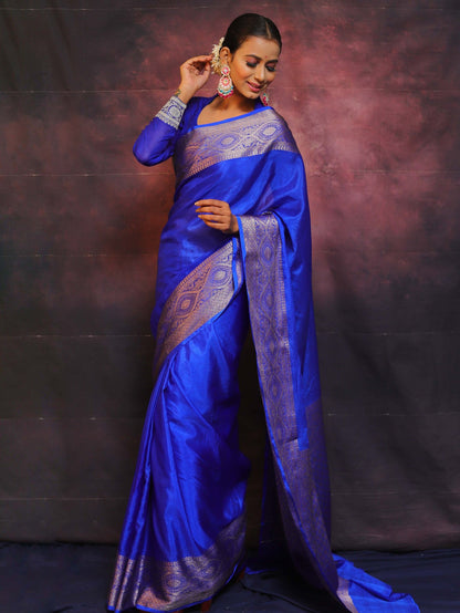 Wedding Wear Traditional Banarasi Soft Silk Saree