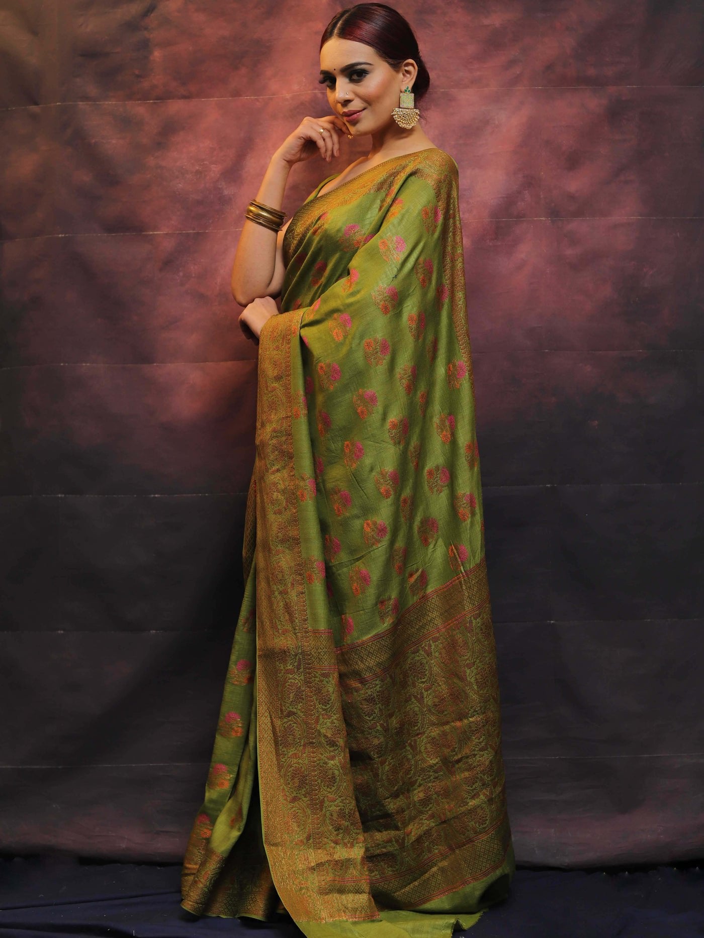 Wedding Wear Traditional Banarasi Soft Silk Saree