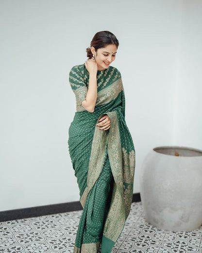 Wedding Wear Traditional Banarasi Soft Silk Saree