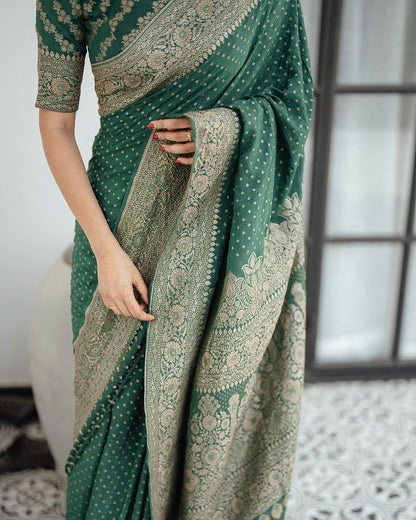 Wedding Wear Traditional Banarasi Soft Silk Saree