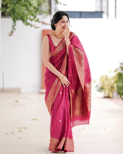 Wedding Wear Traditional Banarasi Soft Silk Saree