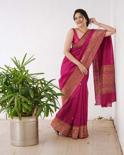 Wedding Wear Traditional Banarasi Soft Silk Saree