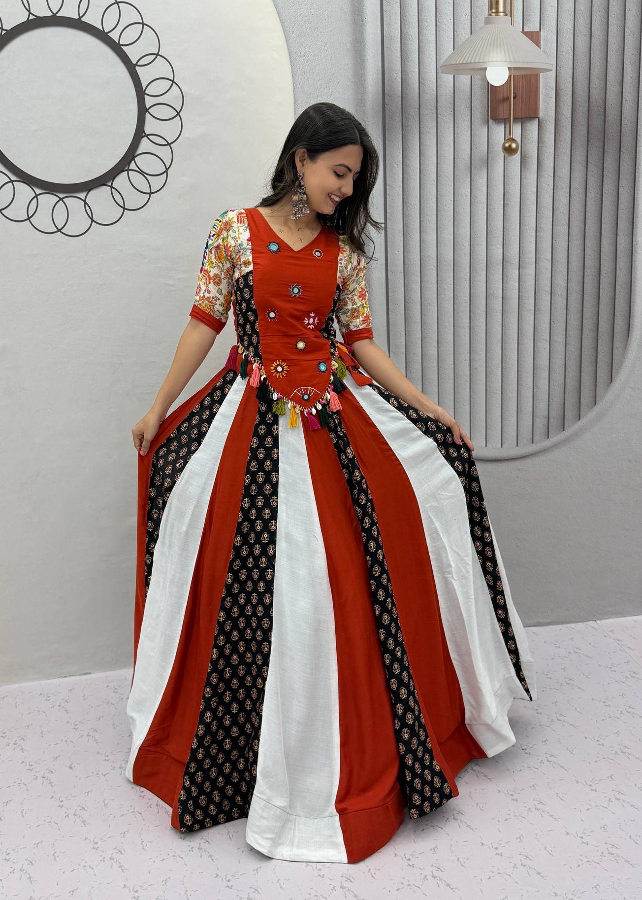 multi-color-pure-cotton-navratri-special-kediyu-lehenga-set