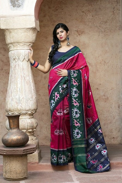 Party Wear Exclusive Pink Color Weaving Work SareeParty Wear Exclusive Pink Color Weaving Work Saree